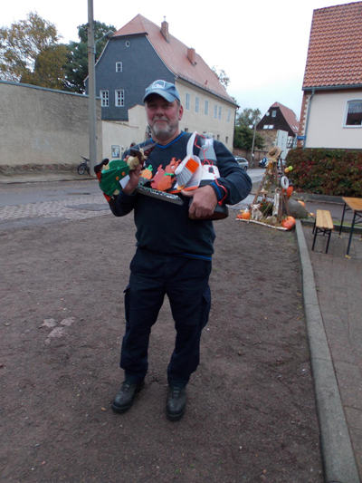 Es gab viele Preise für die glücklichen Gewinner auf dem Erntedankfest 2017 in Mötzlich bei Halle an der Saale