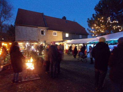 Weihnachtsmarkt in Mötzlich auf dem Vereinsgelnde